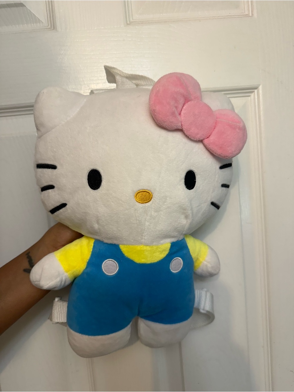 Hello Kitty character plush backpack